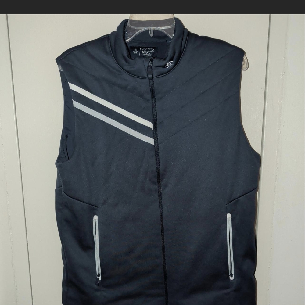 Original Penguin Men's Dark Gray Vest